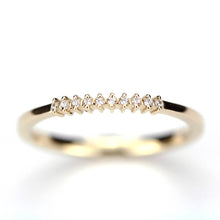 Load image into Gallery viewer, eternity ring, eternity ring diamonds, white diamond ring, half eternity white diamonds, white diamond eternity, wedding band diamonds - NOOI JEWELRY