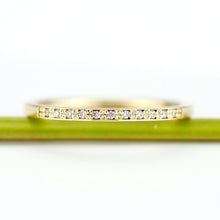 Load image into Gallery viewer, eternity ring, eternity band, eternity ring white gold, eternity wedding band, eternity ring diamond, wedding band diamonds, wedding band - NOOI JEWELRY