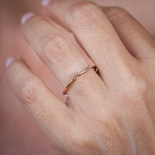 Load image into Gallery viewer, engagement ring set, diamond wedding rings, bridal wedding set, wedding ring, nesting wedding ring set, wedding ring set, Wedding set | R146 R173WD - NOOI JEWELRY