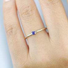 Load image into Gallery viewer, Blue Sapphire Engagement Ring, Sapphire Ring, Sapphire  Engagement ring, Blue Sapphire Ring, Solitaire Sapphire Ring - NOOI JEWELRY