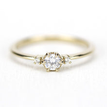 Load image into Gallery viewer, Engagement ring and wedding band set, bridal sets rings for women, bridal set diamond, engagement bridal set  | R252316W - NOOI JEWELRY