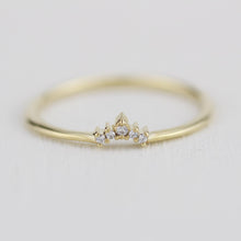 Load image into Gallery viewer, Engagement ring and wedding band set, bridal sets rings for women, bridal set diamond, engagement bridal set  | R252316W - NOOI JEWELRY