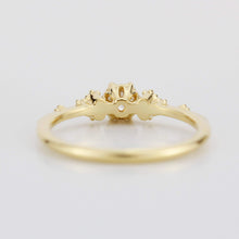 Load image into Gallery viewer, simple engagement ring, engagement ring gold diamond, delicate engagement ring, dainty engagement ring | 0.25ct. R336WD - NOOI JEWELRY