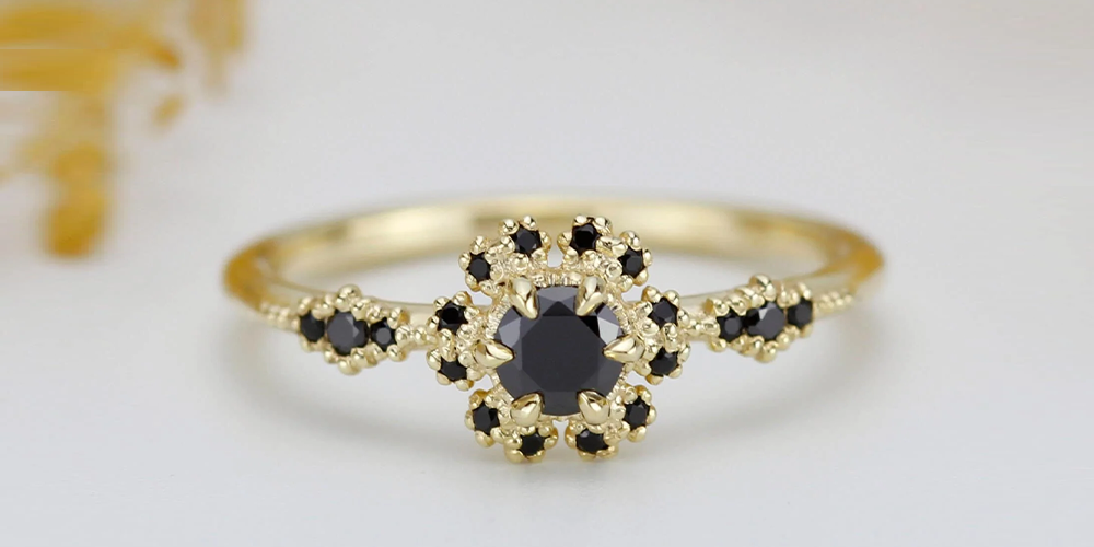 Black Diamond Rings: Meaning, Symbolism, and Healing Properties