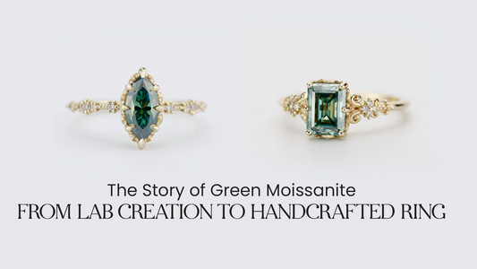The Story of Green Moissanite: From Lab Creation to Handcrafted Ring