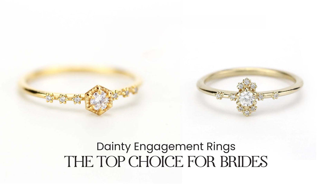 Dainty Engagement Rings for Brides