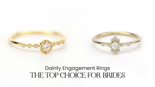 Dainty Engagement Rings for Brides