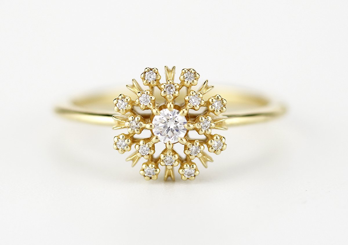 NOOI Jewelry unique engagement ring 