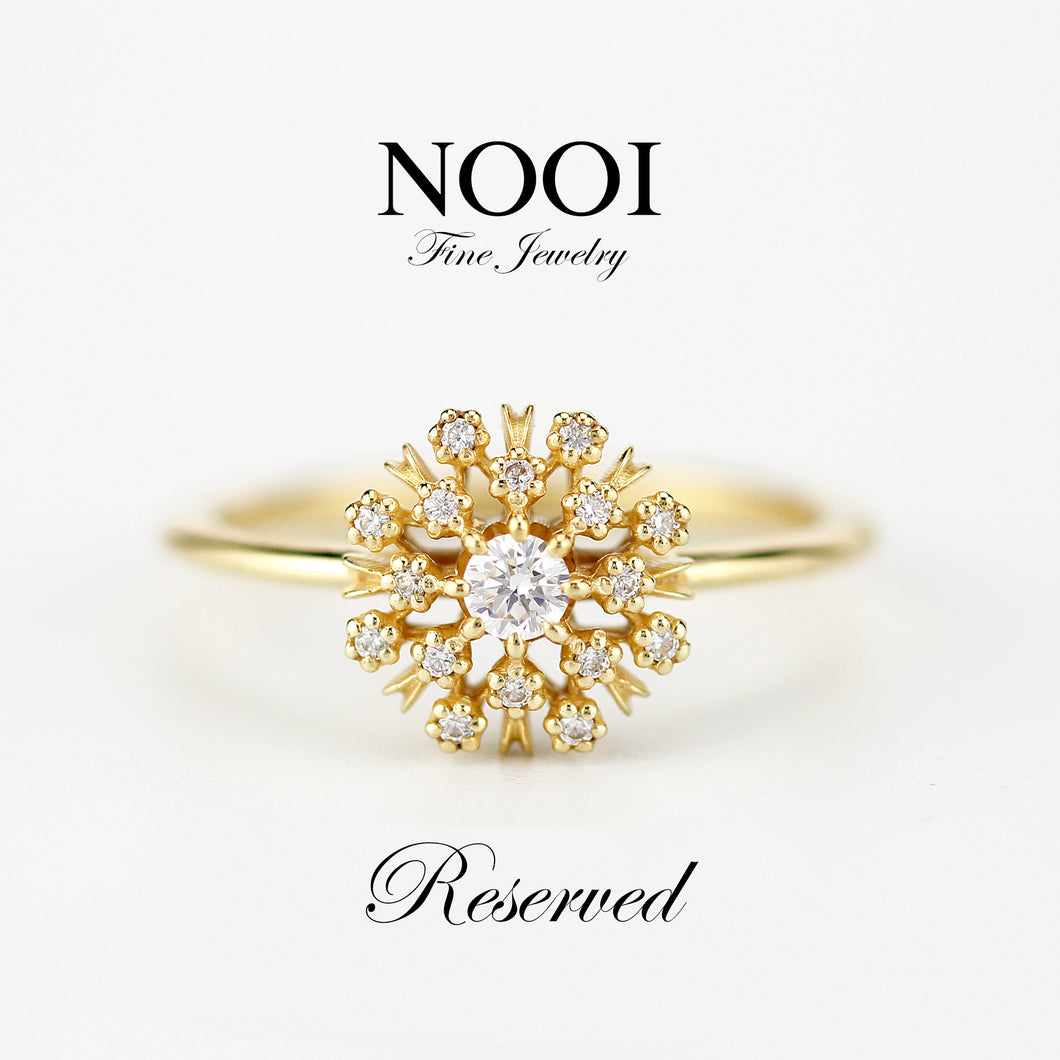 Ovaler Verlobungsring mit olivgrünem Saphir und Diamanten