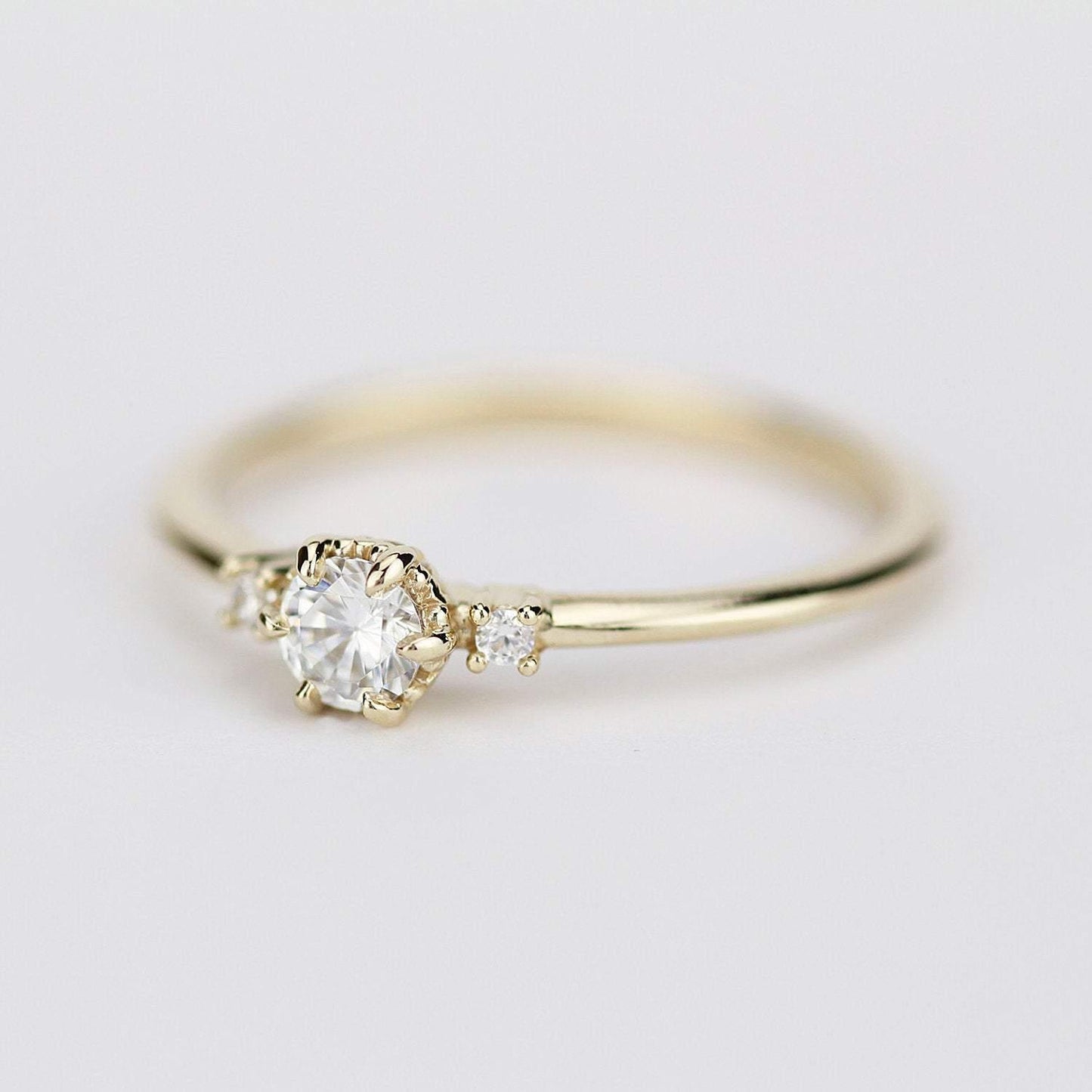 Diamond ring | engagement ring white diamond R 252 | 0.3 Ct. - NOOI JEWELRY