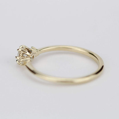 Diamond ring | engagement ring white diamond R 252 | 0.3 Ct. - NOOI JEWELRY