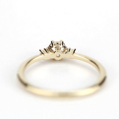 Diamond ring | engagement ring white diamond R 252 | 0.3 Ct. - NOOI JEWELRY