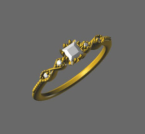 Deposit for custom ring  -  Reserved listing for AM