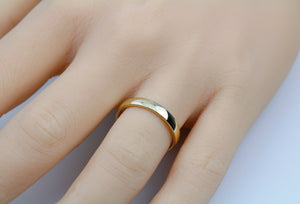 Men's wedding band | 3.5 mm wide | Simple and comfort fit