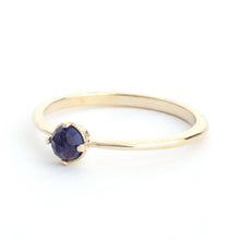 Load image into Gallery viewer, Iolite engagement ring simple - NOOI JEWELRY