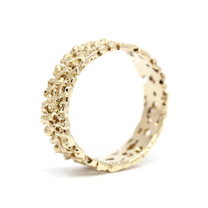 Wedding Band, wedding ring,his and hers, Wedding ring, gold Wedding Band, Band, Women's Wedding Band, Wedding Ring, Coral Wedding Band - NOOI JEWELRY
