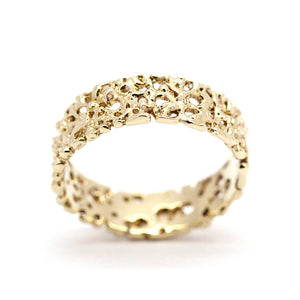 Wedding Band, wedding ring,his and hers, Wedding ring, gold Wedding Band, Band, Women's Wedding Band, Wedding Ring, Coral Wedding Band - NOOI JEWELRY
