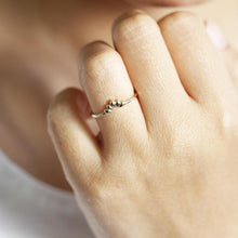 Load image into Gallery viewer, 18K Curved Wedding Band, Curved Wedding Band 18K Gold, Crown Wedding Ring, Gold Curved Band, Wedding Ring Set, Lotus Wedding Band R168 - NOOI JEWELRY