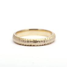 Load image into Gallery viewer, wedding band, gold wedding band, Wedding Band Ring, Mens Wedding ring, 18k Wedding Band, Organic 18k Gold Wedding Ring - NOOI JEWELRY