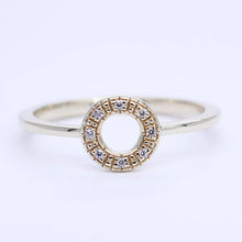 Load image into Gallery viewer, Open circle diamond ring - NOOI JEWELRY