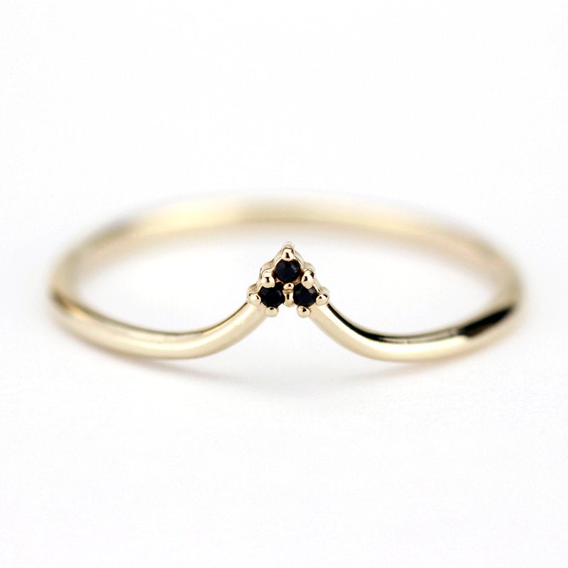 diamond ring, black diamond ring, wedding set, wedding ring, engagement ring, promise ring, wedding band, anniversary ring | R 214 R 213 BD - NOOI JEWELRY