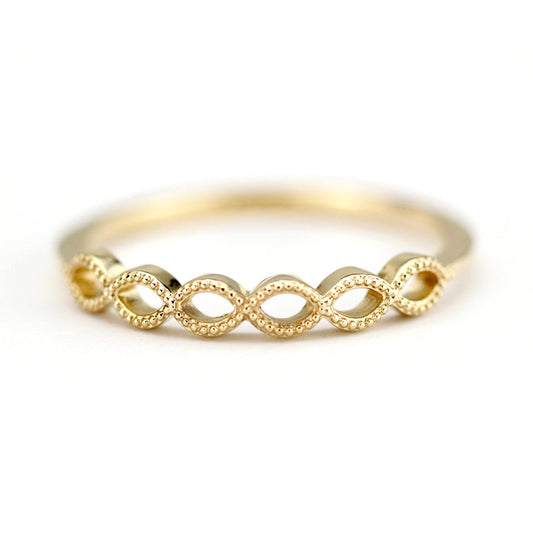 Wedding band, wedding ring, wedding bands, vintage wedding band, thin wedding ring, stacking ring, simple wedding band, minimalist ring - NOOI JEWELRY