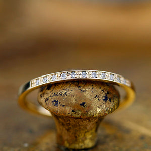 eternity ring, eternity band, eternity ring white gold, eternity wedding band, eternity ring diamond, wedding band diamonds, wedding band - NOOI JEWELRY