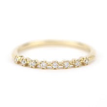 Load image into Gallery viewer, Eternity ring diamond, wedding diamond band, eternity ring gold, eternity ring for women, eternity ring yellow gold, eternity wedding band - NOOI JEWELRY