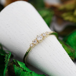 Small diamond wedding band simple | eternity wedding band diamond anniversaries - NOOI JEWELRY