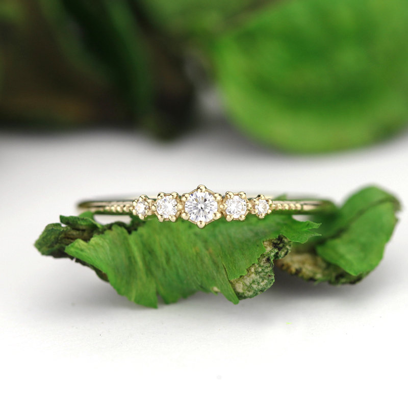 Small diamond wedding band simple | eternity wedding band diamond anniversaries - NOOI JEWELRY