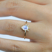 Load image into Gallery viewer, teardrop engagement ring moonstone | R258MOO - NOOI JEWELRY