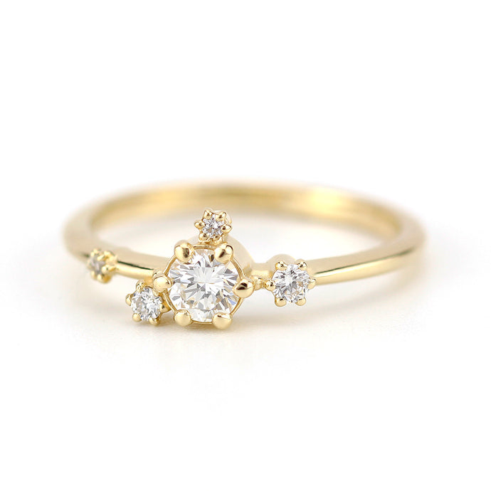 Chloe - 2.26ct Baguette LITHOS Lab Grown Diamond Engagement Ring