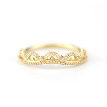 Load image into Gallery viewer, wedding ring set, bridal set, modern wedding set, cluster wedding ring, vintage wedding set, antique engagement ring - NOOI JEWELRY