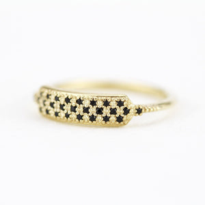 black diamond wedding bands for women | unique black diamond wedding bands R 306 BD - NOOI JEWELRY