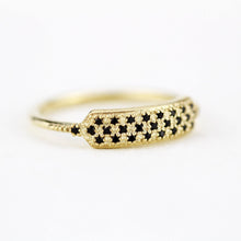 Load image into Gallery viewer, black diamond wedding bands for women | unique black diamond wedding bands R 306 BD - NOOI JEWELRY