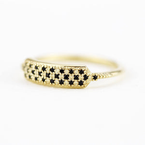 black diamond wedding bands for women | unique black diamond wedding bands R 306 BD - NOOI JEWELRY