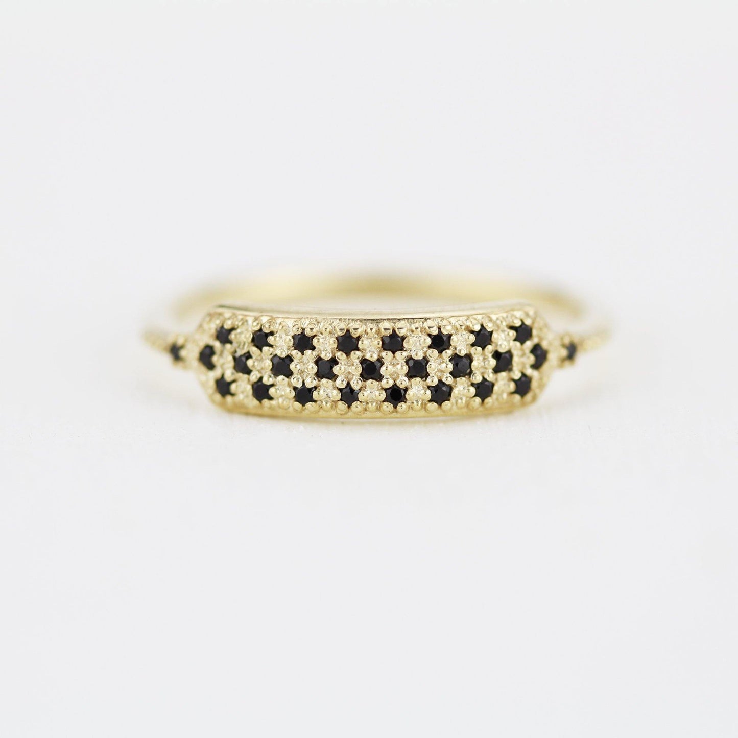 black diamond wedding bands for women | unique black diamond wedding bands R 306 BD - NOOI JEWELRY