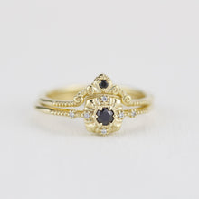 Load image into Gallery viewer, engagement and wedding ring sets vintage unique, wedding ring sets stacked simple | R309310WD - NOOI JEWELRY