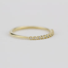 Load image into Gallery viewer, Stackable diamond wedding bands for women eternity rings, diamond wedding band | R 314W - NOOI JEWELRY
