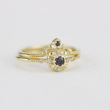 Load image into Gallery viewer, engagement and wedding ring sets vintage unique, wedding ring sets stacked simple | R309310WD - NOOI JEWELRY