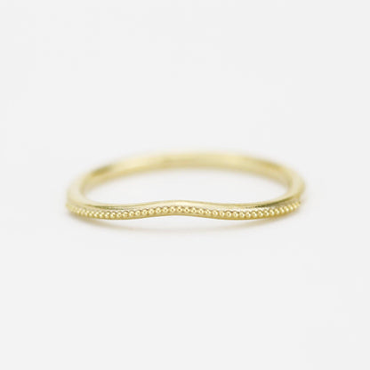 Simple wedding band, alternative wedding band for women, filigree wedding band, lace wedding band |  R325 - NOOI JEWELRY