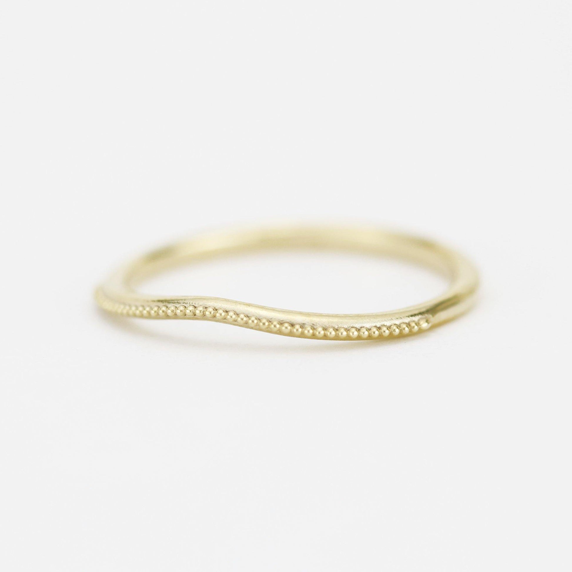 Simple wedding band, alternative wedding band for women, filigree wedding band, lace wedding band |  R325 - NOOI JEWELRY
