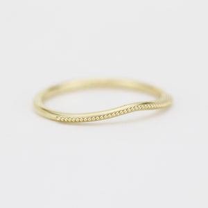 Simple wedding band, alternative wedding band for women, filigree wedding band, lace wedding band |  R325 - NOOI JEWELRY