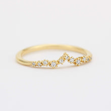 Load image into Gallery viewer, Diamond wedding band, diamond ring for her | R231WD - NOOI JEWELRY