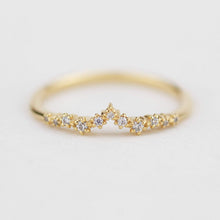 Load image into Gallery viewer, Diamond wedding band, diamond ring for her | R231WD - NOOI JEWELRY