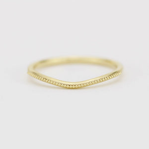 Simple wedding band, alternative wedding band for women, filigree wedding band, lace wedding band |  R325 - NOOI JEWELRY