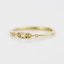 Load image into Gallery viewer, Simple engagement ring, dainty engagement rings for women, heart ring, minimalist engagement ring | R332WD - NOOI JEWELRY