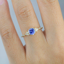 Load image into Gallery viewer, Tanzanite and diamond ring | R345 TANZANITE