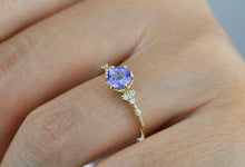 Load image into Gallery viewer, Tanzanite and diamond ring | R345 TANZANITE