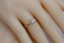Load image into Gallery viewer, Morganite engagement ring, Champagne morganite, peach morganite ring | R255MO